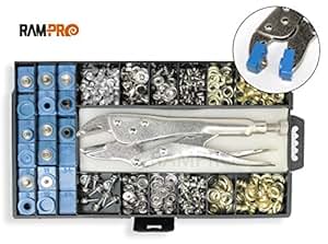Amazon.com: RAM-PRO Snap, Grommet, &amp; Rivet Tool Kit for ...