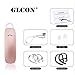 GLCON G-01 Wireless Headset with Microphone Mic,Voice Command,Caller Number Prompt,Bluetooth Headphones Ear Buds for iPhone X 8 7 7s 6s plus,Galaxy S8 S6 Edge Nokia Blackberry Smartphones (Rose Gold)