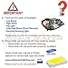 H1 Bright Chip LED 42-SMD Canbus Hyper White 6000K Headlight Light Bulb (High Beam) 12V Stock OEM Xenon Lamp US Seller