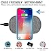 Miracase Wireless Charger, Qi Certified Fast Charging Pad, Wireless Phone Charger 10W for Samsung Galaxy S8 Plus/S8/Galaxy S7/S7 Edge, 7.5W for iPhone Xs/Xs Max/X/8/8 Plus