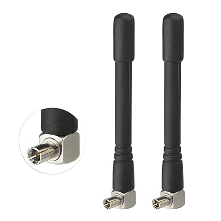 Eightwood 4G LTE Antenne TS9 Antenne 3dbi TS9 Verstärker 2 Stücke für 4G LTE WiFi Router Mobiler Hotspot Handy-Booster-System