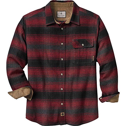Legendary Whitetails Men's Buck Camp Flannel Shirt (Cabin Fever Plaid, Small)