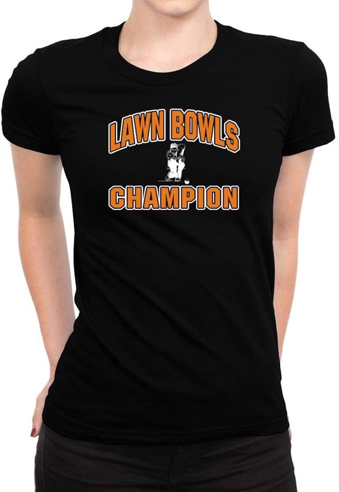 Idakoos Lawn Bowls Champion Women TShirt Clothing
