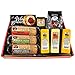WISCONSIN'S BEST & WISCONSIN CHEESE COMPANY'S Father's Day SALE! Gourmet Basket -Naturally Smoked Summer Sausages, 100% Wisconsin Cheeses, Crackers, Pretzels, & Mustard. Birthday Gift, Thank you Gift