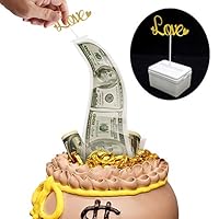 Cake Money Box, Money Pulling Cake Making Mold- Small -4.3X3.1X2.7 inch