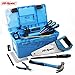 Hi-Spec 28 pc Children’s Tool Set and Storage Box with Real Hand Tools, Accessories and Eye Protection for Home DIY, Decorating and Woodworking in Convenient Storage Box(Blue)- Great Kid's Gift Idea