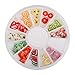 1 Set Fruit 3D Mix Fimo Nail Art Nail Tips Polymer Clay Slices Decor Wheel by Team-Management