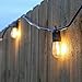 Brightech Ambience Pro - Waterproof LED Outdoor String Lights - 2W Vintage Edison Bulbs Create Bistro Ambience in Your Backyard - 48 Ft Commercial Grade Patio Lights