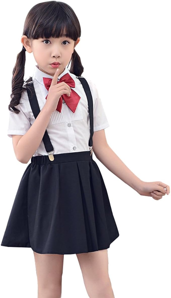 Amazon Ymgot 子供服 女の子 スクールスカート キッズ スーツ 半袖 4 Amazon Ymgot 子供服 女の子 スクールスカート キッズ スーツ 半袖 4