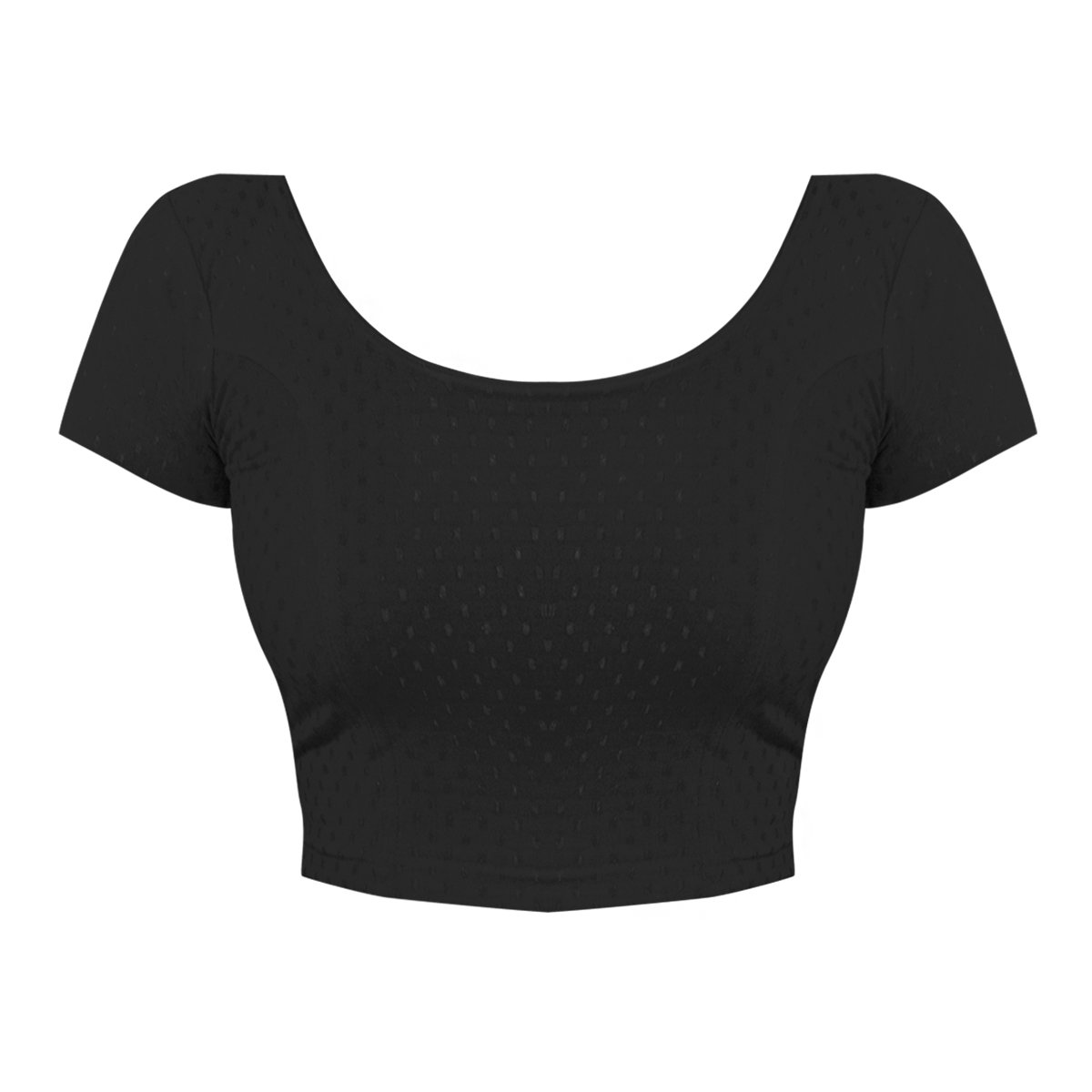 bindigasm's advi dobby half sleeves blouse