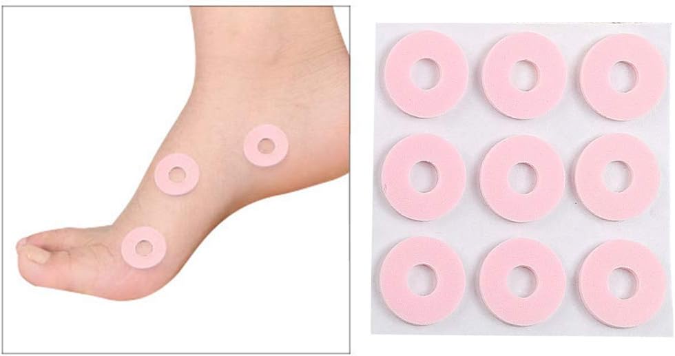 ROSENICE Self Adhesive Callus Cushions Foam Corn Pads Waterproof Toe Protectors 108 Pcs: Health & Personal Care