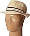 Tommy Bahama Men's Burned Raffia Fedora, Natural, Large/X-Large