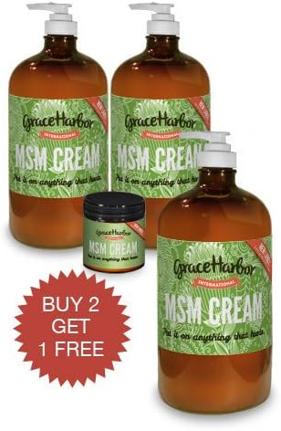 MSM Farm Special, 32 Oz Bottle, Buy Two Get One Free, Plus Free Travel Size Jar