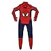 Kids Spiderman Costume Child Superhero Cosplay Elastic Jumpsuit Amazing Spandex Zentai Suit Halloween Boys Costumes (S)