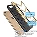 Tekcoo iPhone 8 Case, iPhone 7 Sturdy Case, [Varmor] Shock Absorbing [Champagne Gold] Bumper Hard Hybrid Slim Cute Luxury Cases Cover [Scratch Proof] Plastic Shell + TPU Rubber Inner