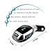 Car mp3 Bluetooth FM Transmitter Mini Wireless Radio Adaptor Handsfree Phone Calling Car Kit USB Charger for TF Card, Smart phones, IOS Series and Other Bluetooth Device