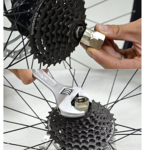 RUNACC Cycling Cassette Removal Tool Kit Bicycle Sprocket and Freewheel Remover Set Bike Chain Tools Kit