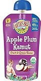 Earth's Best Organic Stage 2, Apple, Plum & Kamut, 4.2 Ounce Pouch (Pack of 12)