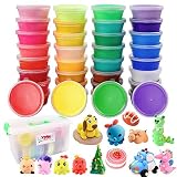 WXBOOM 36 Bright Colors DIY Modeling Magic Air Dry Clay Ultra Light Plasticine Clay for Kids, Teens, Creative Art DIY Crafts