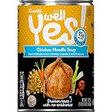 Campbell's Well Yes! Chicken Noodle Soup, 16.2 oz. Can (Pack of 12)