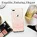 iPhone 8 Plus Case, ESR Slim Fit Floral Totem Clear Case [Anti Scratch PC Back with Soft Bumper][Supports Wireless Charging] Transparent Protective Case for iPhone 8 Plus(Pink Manjusaka)