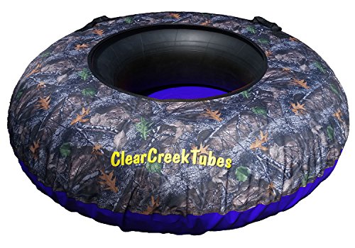 ClearCreekTubes 54" Colossal Towable Snow Tube with Blue Bottom