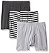 Hanes Boys' Comfortsoft Dyed Boxer Briefs - Assorted Stripes - XLarge