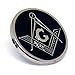 Masonic Square - Mason Freemason Enamel Lapel Pin