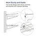 FLEXIMOUNTS 2-Pack 1x4ft 12-inch-by-48-inch Wall Shelf Garage Storage Rack Wall Mounted Floating Shelves, Black