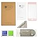 F-color Rose Gold Apple iPhone 7 Screen Protector Tempered Glass with Rose Gold Alloy Metal Frame, Full iPhone 8 7 Screen Cover HD Clear 3D Round Edge, 4.7 Inch Rose Gold