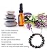 Bella.Vida Mens 12mm Balance Bracelet Diffuser Natural Hawk's Eye Lava Stone Healing Energy Yoga Mala Meditation Chakra Beads 8
