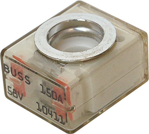 Bay Marine Supply - 30A-300A MRBF Terminal Fuse Block Kit (Fuse Included) - Single Stud 5/16" (M8) Compact High-Amp Marine Rated Battery Fuse - 58V DC Maximum IP66
