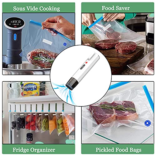Kimfly Mini Vakuumierer, Wireless Handheld Automatische Vakuumpumpe, USB Wiederaufladbare Vakuumiergerät für… – Bild 5