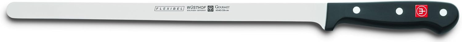 Wüsthof Lachsmesser, Gourmet (4540-7), flexible 29 cm Klinge, Edelstahl, rostfrei, für Spülmaschine, Fischmesser extrem scharf