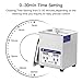 Skymen Ultrasonic Jewelry Cleaner 2L Ultra Sonic Cleaner Machine with Heating and Time Setting, Ultrasonic Bath Cleaning for Eyeglass, Denture, Silver Jewelry, Watches Metal Parts and Tools
