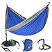 Winner Outfitters Single & Double Camping Hammock With Tree Straps - Lightweight Nylon Portable Hammock, Best Parachute Double Hammock For Backpacking, Camping, Travel, Beach, Yard