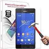 PThink 2.5D Round Edge 0.3mm Ultra Slim Nano Tempered Glass Screen Protector for Sony Xperia Z3 (Not for Xperia Z3v) with 9H Hardness/Anti-scratch/Fingerprint resistant (Sony Xperia Z3)