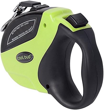 Best Retractable Dog Leash Nylon Ribbon 16 Foot Heavy Duty Tangle Free Pet Lead Great Hand Grip, One Button Brake &amp; Lock for Small &amp; Medium Large Dogs up to 110lbs by Chety Miss