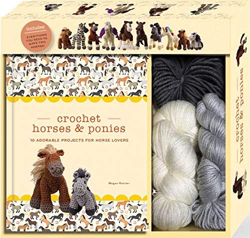 Crochet Horses & Ponies: 10 Adorable Projects for Horse Lovers (Crochet Kits) by Megan Kreiner