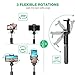 Apexel Selfie Stick Bluetooth Monopod with Foldable Tripod Stand and Remote Control Extendable Aluminum Alloy 360 Rotation Phone Holder for iPhone 6S Plus 7 Plus 8 Plus Samsung S8 S7 S6 Edge