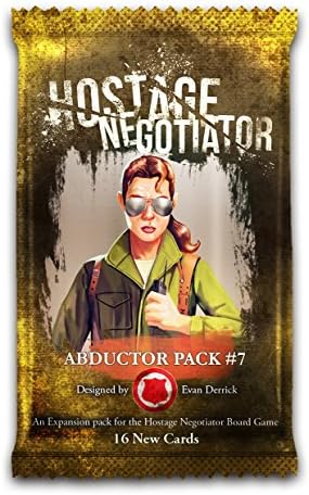 Van Ryder Games Hostage Negotiator Abductor Pack 7 – A Game Expansion 20 Minutes of Gameplay for 1 Player – for Teens and Adults Ages 15+ - English Version