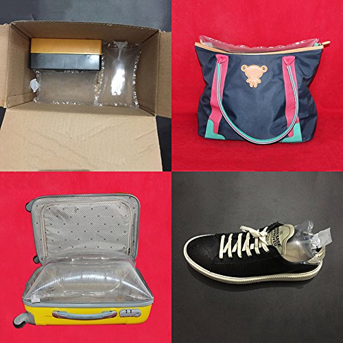 ZZ Lighting 100PCS Transparent Inflatable Dunnage Bag with Hand Inflator(7.9"11.8")