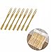UPlama 600Pcs Bamboo Forks,Wooden Appetizer Forks for Appetizer, Cocktail, Fruit, Pastry, Dessert, 3.4inch
