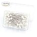 Fomei 2 Packs Floral Arrangement Kit 1/ 2 Inch Floral Tape, 22 Gauge Floral Wire and 100 Pieces Ball Head Pins