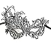 Janecrafts Women Elegant Masquerade Prom Mask Cosplay Costume Holloween Balls Fancy Lace Cutout Mask