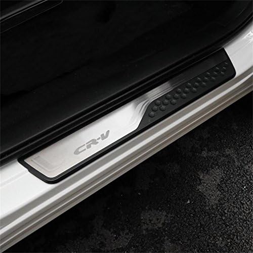 DeAutoBug Stainless Steel Entry Door Sill Plate Guard Protector Pad Decoration Trim for Honda CR-V CRV 2017