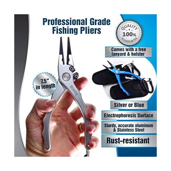 Manley-Professional-Saltwater-Fishing-Pliers-75-Anodized-Aluminum