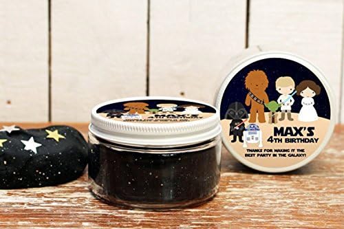 Set of 6 - Star Wars Party Favors // Birthday Party Favors // Play Dough Favors // Kids Party Favors