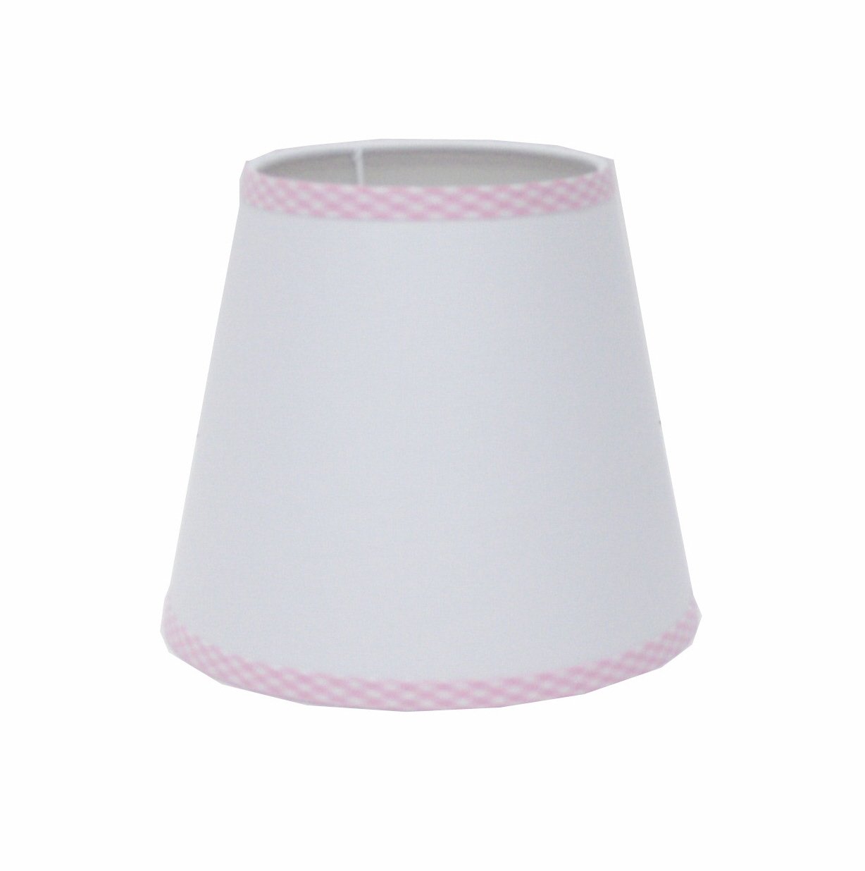 Babykins White Pink Gingham Baby Girl Nursery Lamp Shade