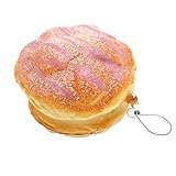 Jumbo Squishy Slow Rising Chubby Panda Bread Bun Phone Strap Charm Handbag Pendant Props Kid Toy 10cm